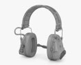 Taktischer Kopfhörer 3D-Modell