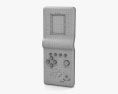 Retro Handheld Brick Game Console 3d model