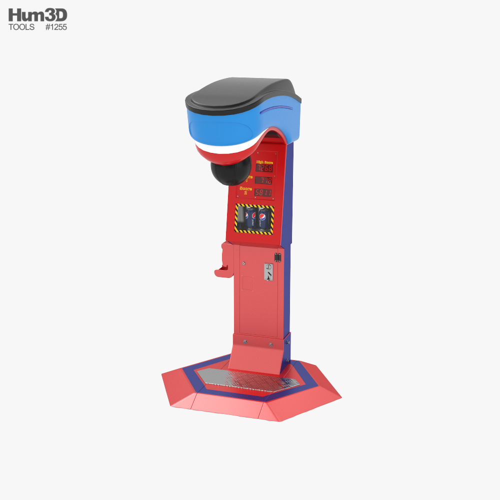 Boxing Arcade Machine Modelo 3D
