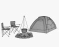 Camping set Modèle 3d