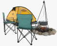 Camping set Modello 3D