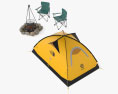 Camping set Modelo 3D