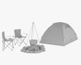 Camping set 3D模型