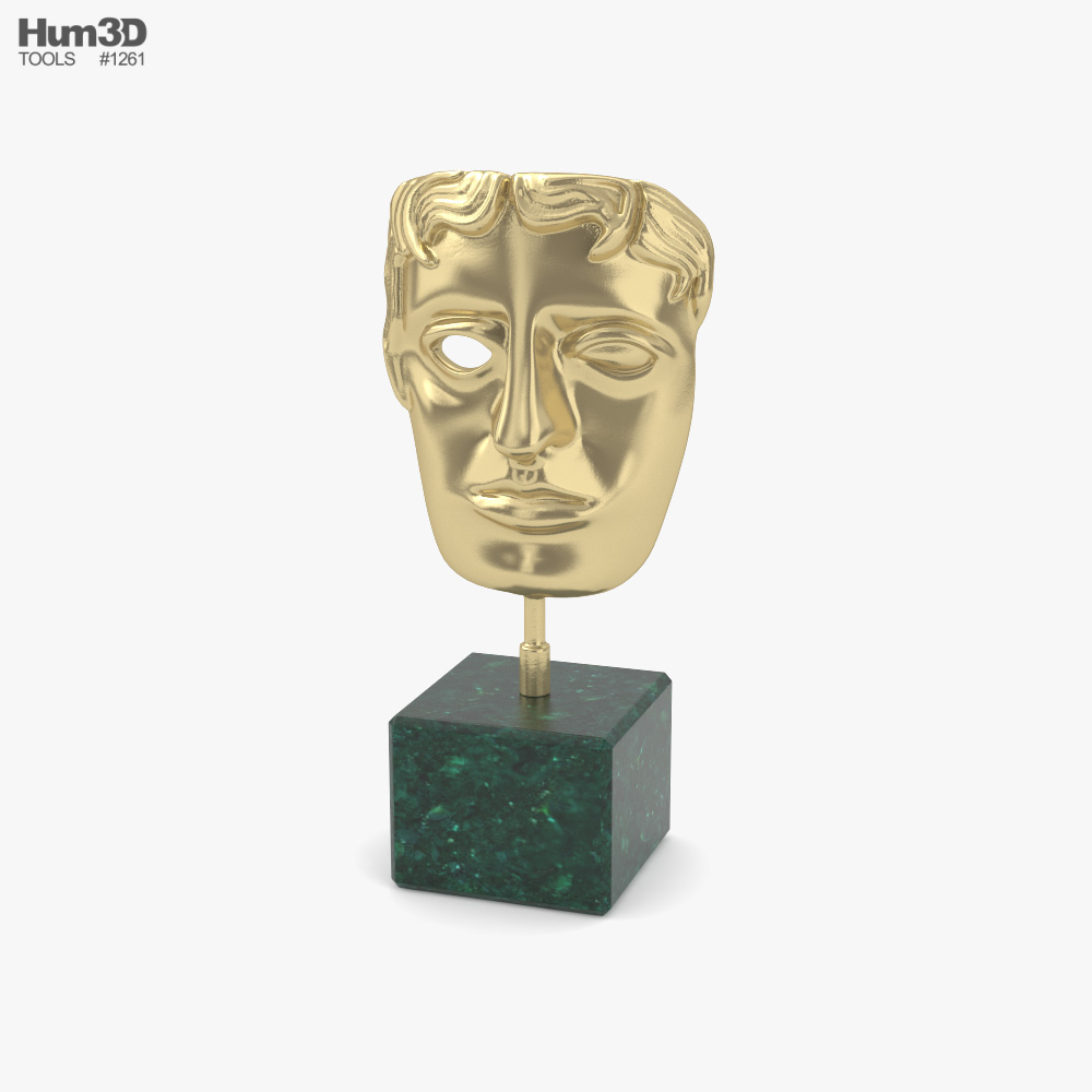 Bafta Award Trophy 3D model