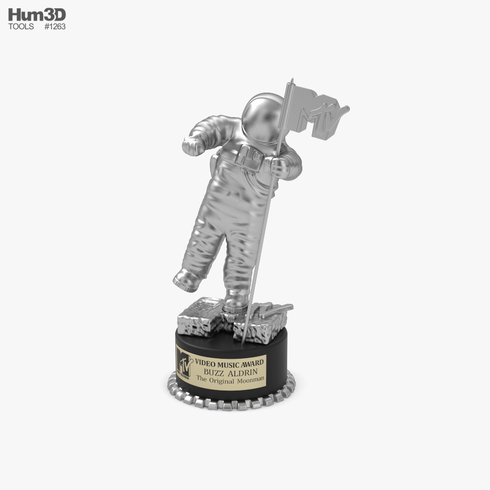 MTV Awards Trophy Modello 3D