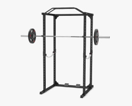Power Cage Barbell 3D model