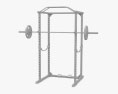 Power Cage Barbell 3D模型