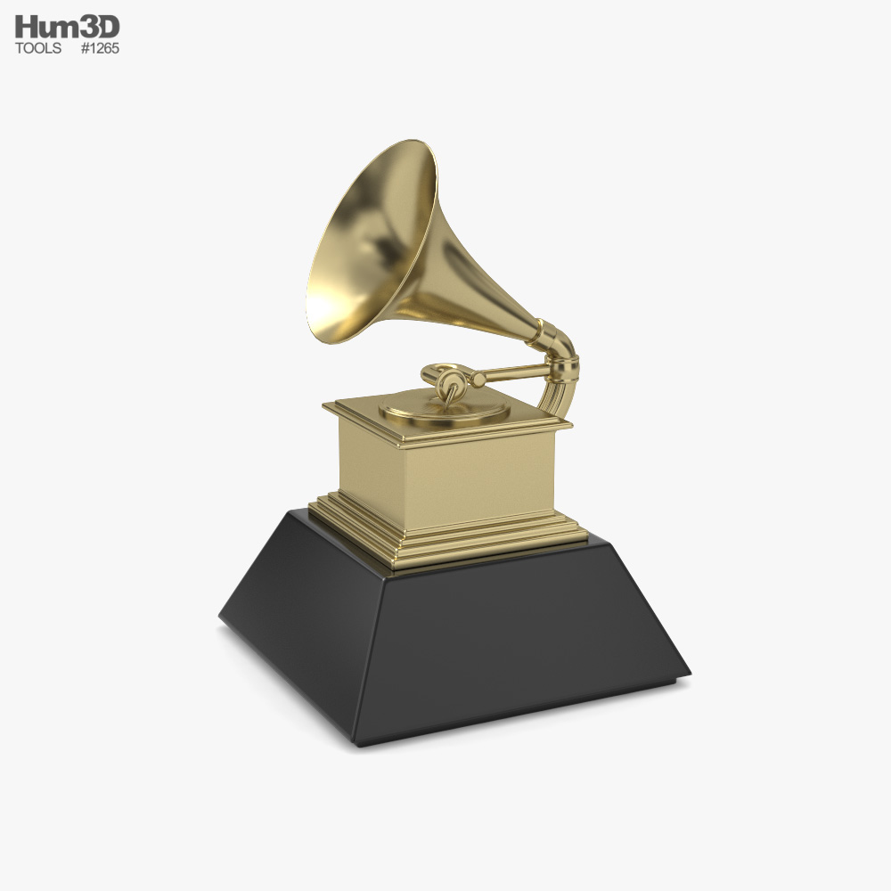 Grammy Award Trophy 3D model