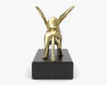 Golden Lion Award Trophy Modello 3D