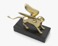 Golden Lion Award Trophy 3d model