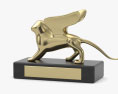 Golden Lion Award Trophy 3D 모델 
