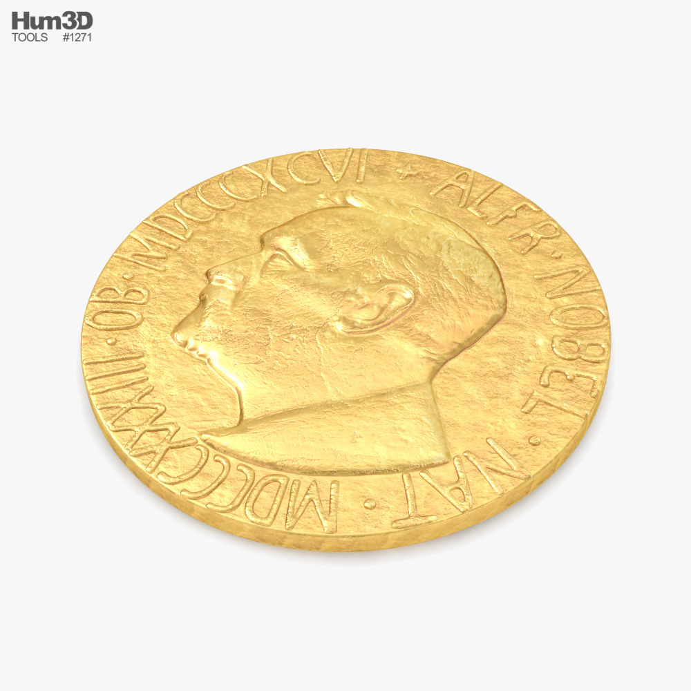 Nobel Prize Medal Modello 3D
