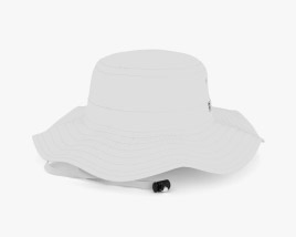 Bucket Hat With Drawcord 3D model