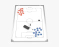 Football Coaching Board 3D-Modell