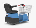 Motorized Shopping Cart Modello 3D