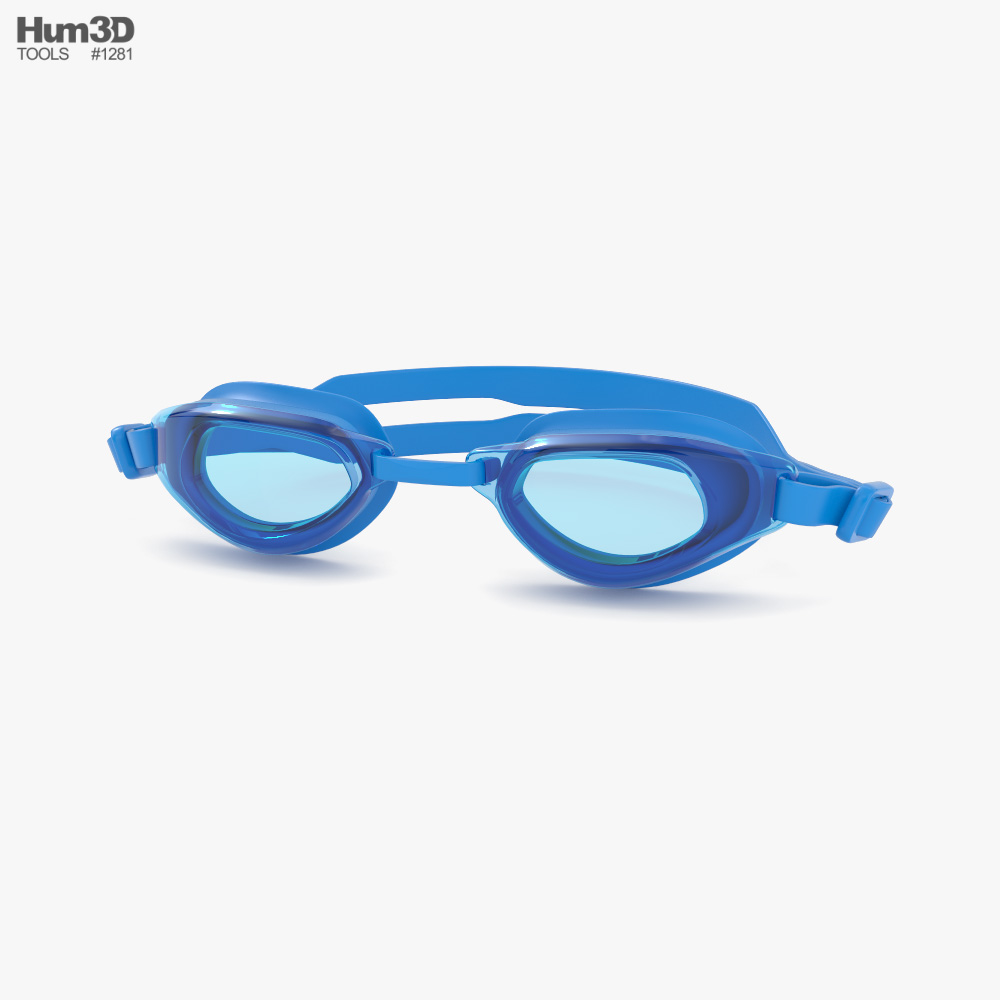 Swim Goggles 3D model