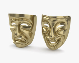 Masques de théâtre Modèle 3D