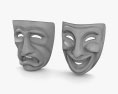 Театральні маски 3D модель