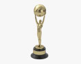 World Music Awards Trophy 3d model