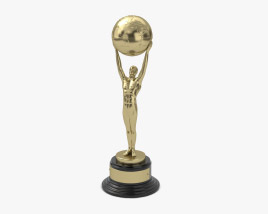 World Music Awards Trophy Modèle 3D