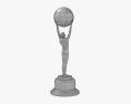 World Music Awards Trophy Modello 3D