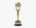 World Music Awards Trophy Modello 3D