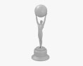 World Music Awards Trophy Modelo 3d