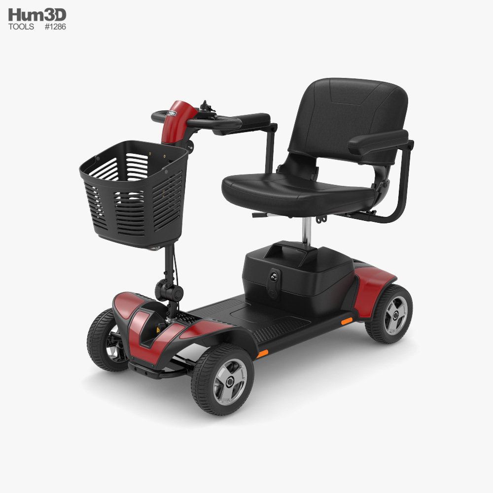 Mobility Scooter Modelo 3D