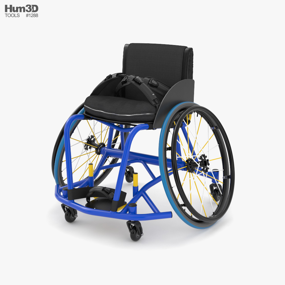 Sport Wheelchair 3D model