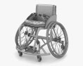 运动轮椅 3D模型