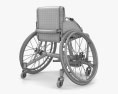Спортивний інвалідний візок 3D модель