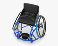 Cadeira de rodas esportiva Modelo 3d