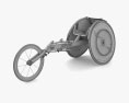 Racing Wheelchair 3d model