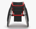 Iнвалідний візок для перегонів 3D модель