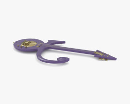 Prince Guitar Purple Rain 3D 모델 
