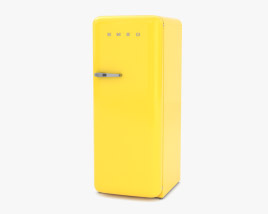 Smeg Single Door Refrigerator 3D 모델 