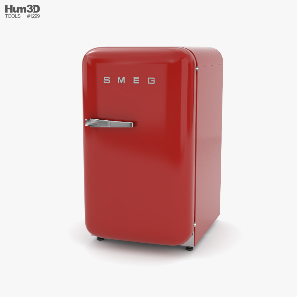 Smeg Small Refrigerator 3D model