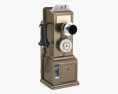 Telefono a pagamento rotativo antico Modello 3D