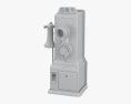 Старовинний телефонний автомат 3D модель