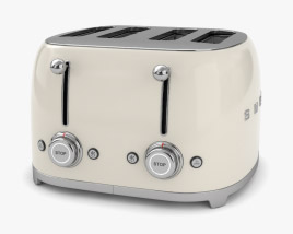 Smeg Four Slice Toaster 3D model