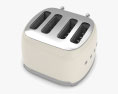 Smeg Four Slice Toaster 3d model