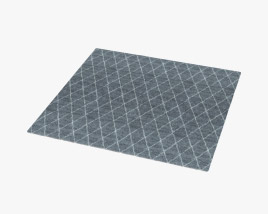 Ayyildiz Shaggy Alvor Grey Carpet 3D 모델 