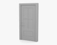 Front Entry Door With Glass 3d model