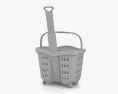 Rolling Shopping Basket 3D модель