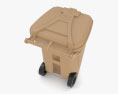 Zarn Roll Out Cart 64 Gallon Modello 3D