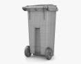 Rehrig Roll Out Cart 35 Gallon Modello 3D