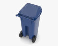 Rehrig Roll Out Cart 35 Gallon 3D 모델 