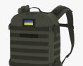 Ukrainian Military Backpack 3d model