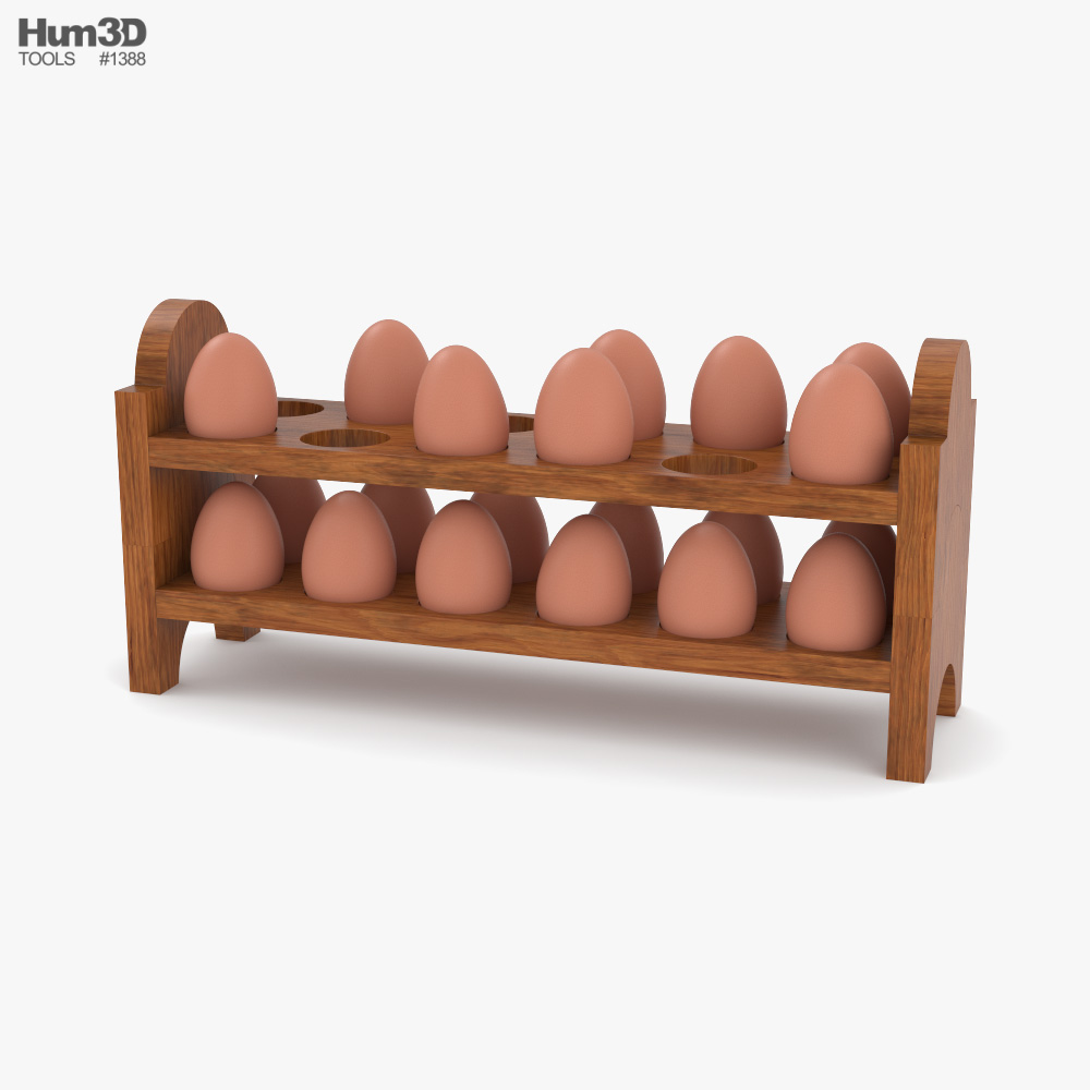 Egg Holder Set 3D model