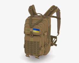 Ukrainian Special Forces Rucksack 3D-Modell